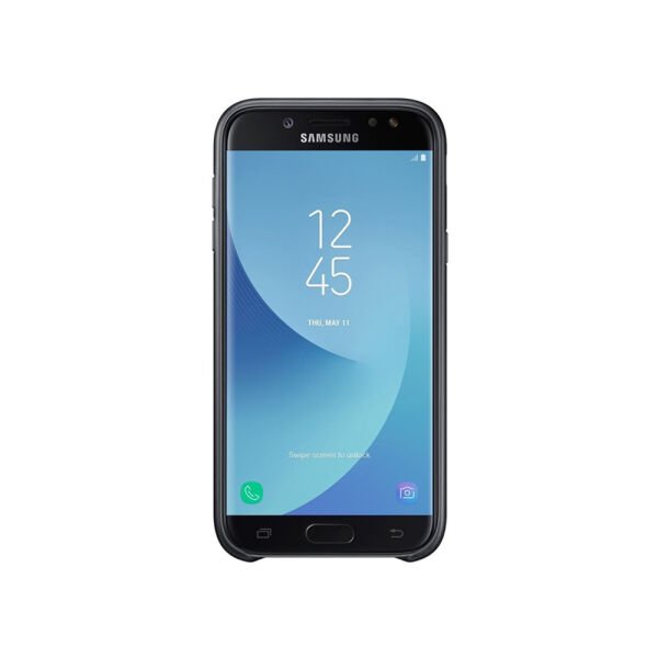 Galaxy J5 2017 ile Uyumlu Dual Layer Sert Kılıf Siyah