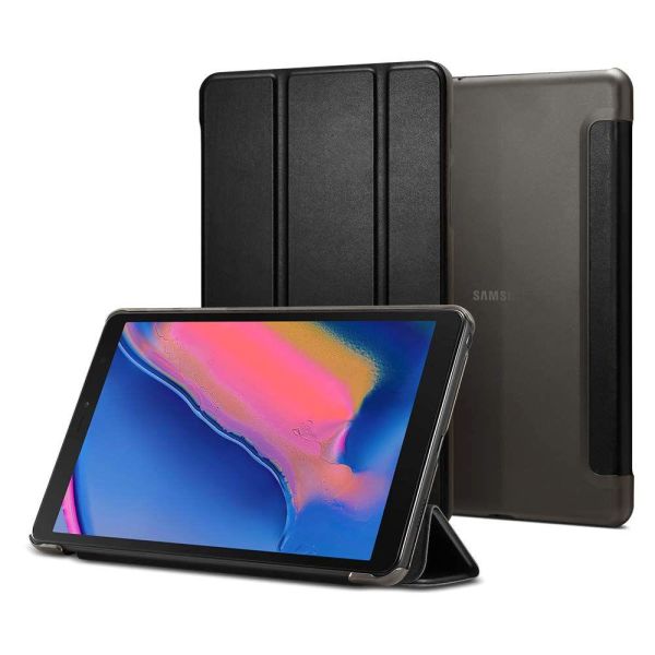 Spigen Galaxy Tab A 8.0 S Pen (2019) ile Uyumlu Kılıf Smart Fold Black