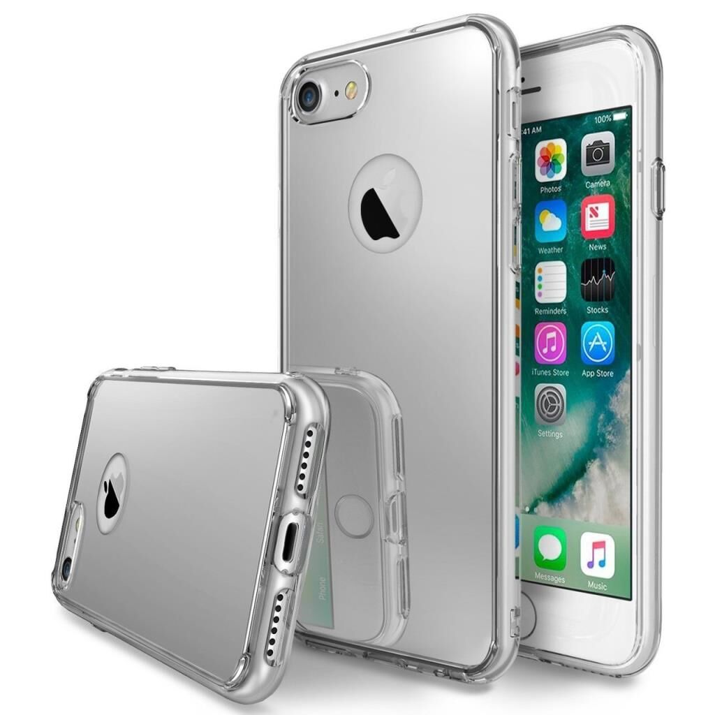 Ringke Mirror Fusion iPhone 7 ile Uyumlu Aynalı Kılıf Silver