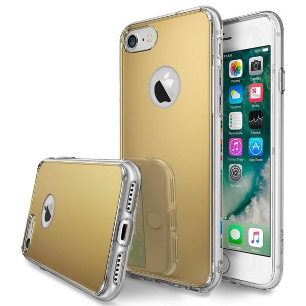 Ringke Mirror Fusion iPhone 7 ile Uyumlu Aynalı Kılıf Royal Gold