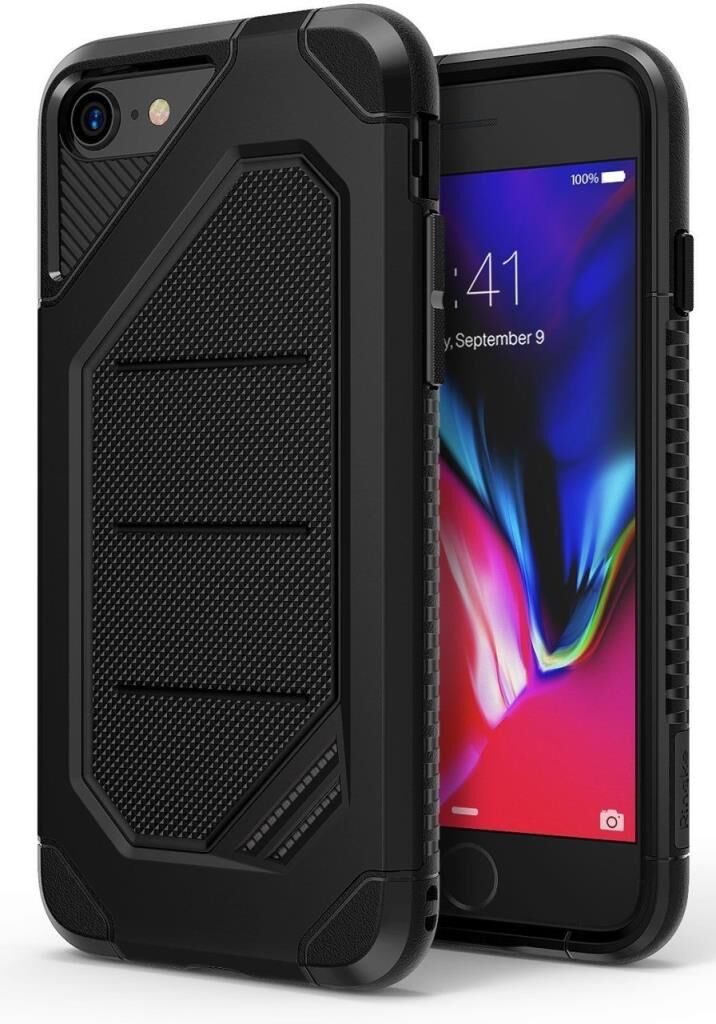 Ringke Max iPhone 7/8 ile Uyumlu KIlıf Black Tam Koruma Isı Dağılımlı Şok Emici Teknoloji