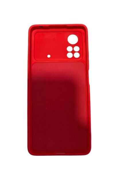 Redmi x4 Pro ile Uyumlu Cappy Silikon Kılıf Kırmızı