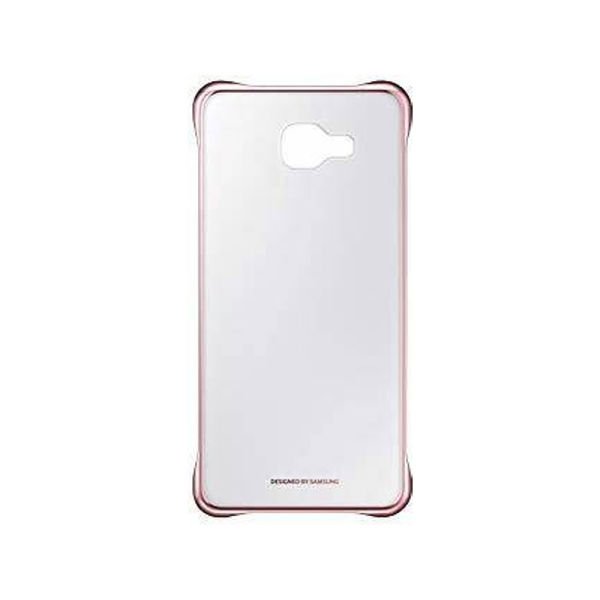 Galaxy A7 (2016) A710F ile Uyumlu Clear Back Cover Kılıf Rose Gold EF-QA710CZEGWW(Out)