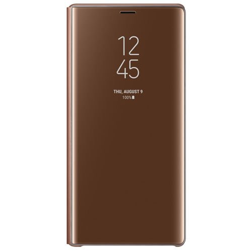 Galaxy Note 9 ile Uyumlu Clear View Standing Kılıf (Bronz) EF-ZN960CAEGWW