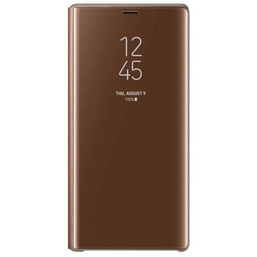 Galaxy Note 9 ile Uyumlu Clear View Standing Kılıf (Bronz) EF-ZN960CAEGWW