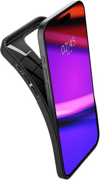 Spigen iPhone 15 Pro ile Uyumlu Kılıf Core Armor Matte Black