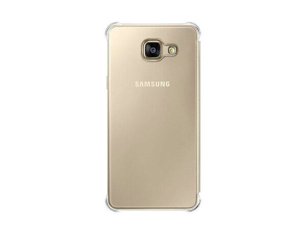 Galaxy A5 (2016) A510F ile Uyumlu Clear View Cover Altın EF-ZA510CFEGWW (Out)