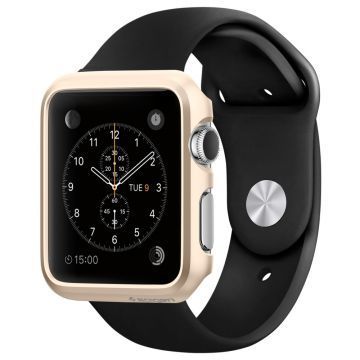 Spigen Apple Watch ile Uyumlu Kılıf Thin Fit (38mm) Champagne Gold