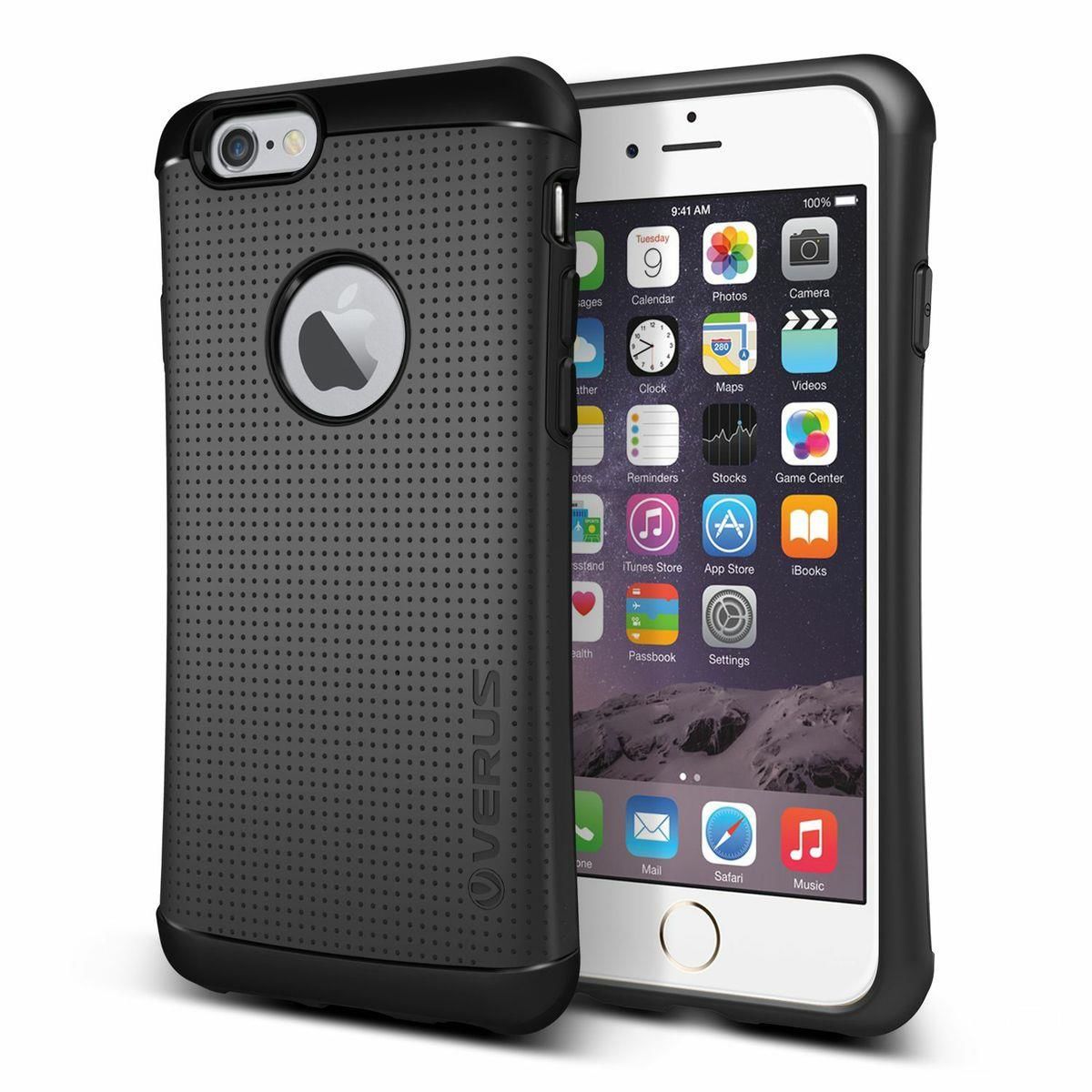 Verus iPhone 6/6S 4.7 ile Uyumlu Thor Kılıf HARD DROP Charcoal Black