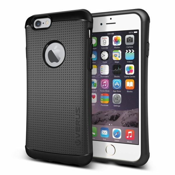 Verus iPhone 6/6S 4.7 ile Uyumlu Thor Kılıf HARD DROP Charcoal Black