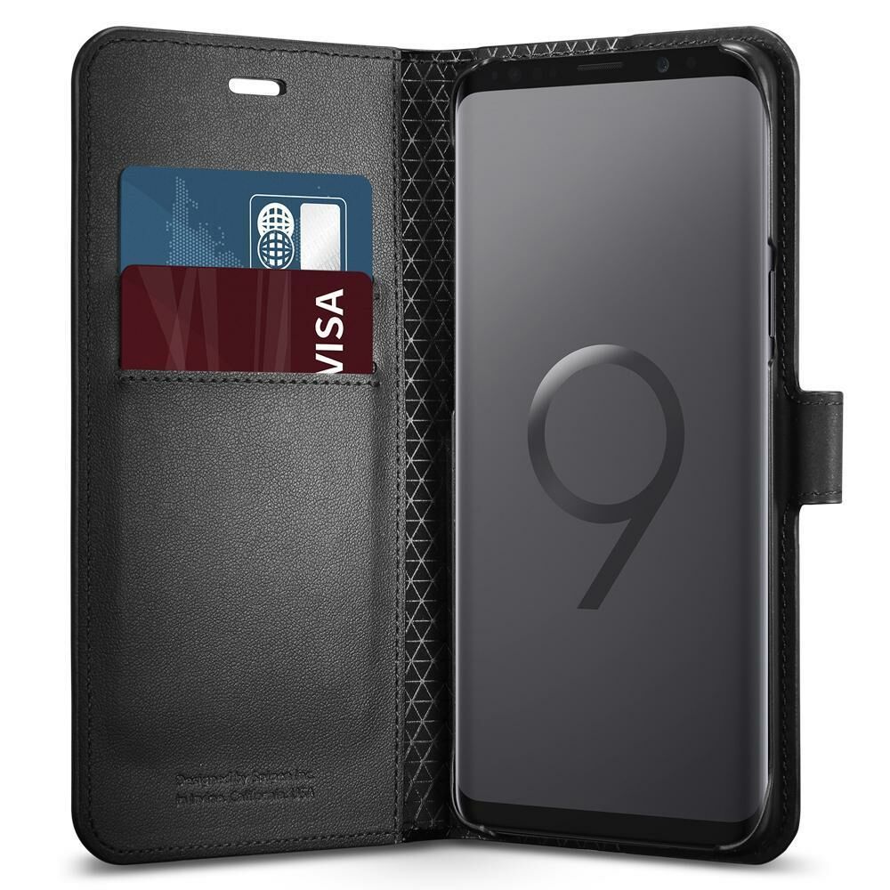 Spigen Galaxy S9 ile Uyumlu Kılıf Hybrid Armor Graphite Gray