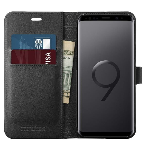 Spigen Galaxy S9 ile Uyumlu Kılıf Hybrid Armor Graphite Gray