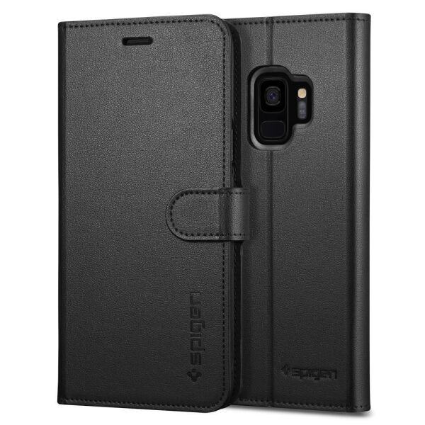 Spigen Galaxy S9 ile Uyumlu Kılıf Hybrid Armor Graphite Gray