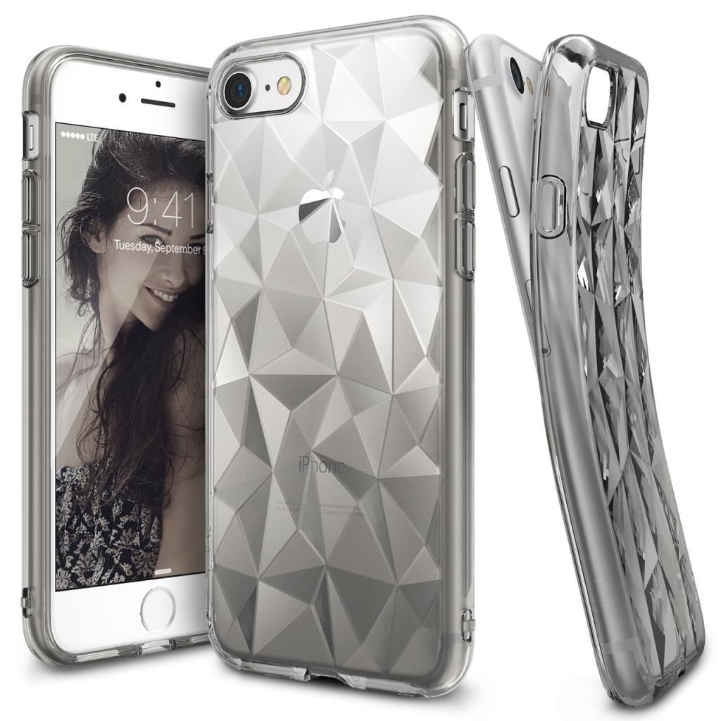 Ringke Air Prism 3D Elmas Yansıması iPhone 7 ile Uyumlu Kılıf Smoke Black