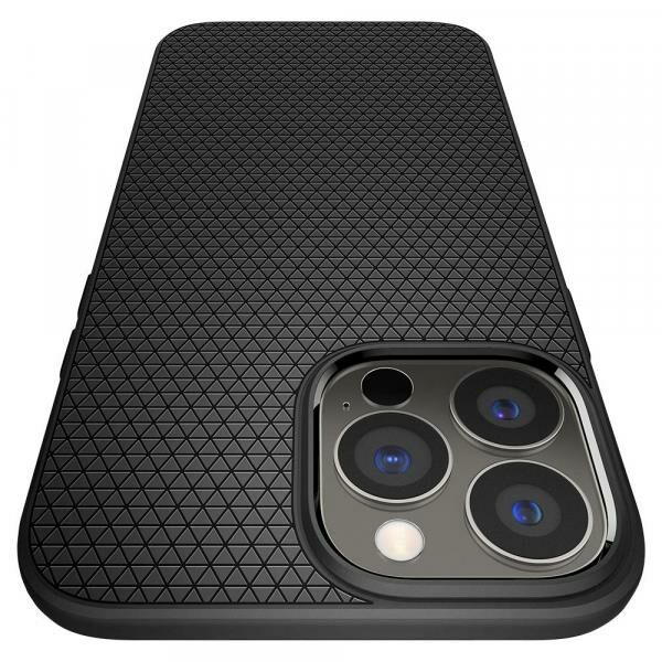 Spigen iPhone 13 Pro ile Uyumlu Kılıf Liquid Air Matte Black