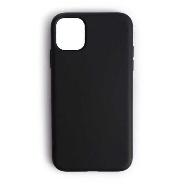 iPhone 11 Pro ile Uyumlu Cappy Silikon Kılıf Siyah