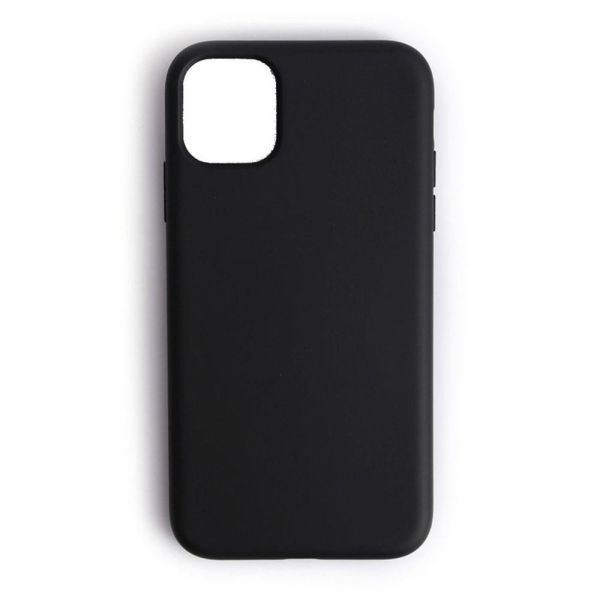iPhone 11 Pro ile Uyumlu Cappy Silikon Kılıf Siyah
