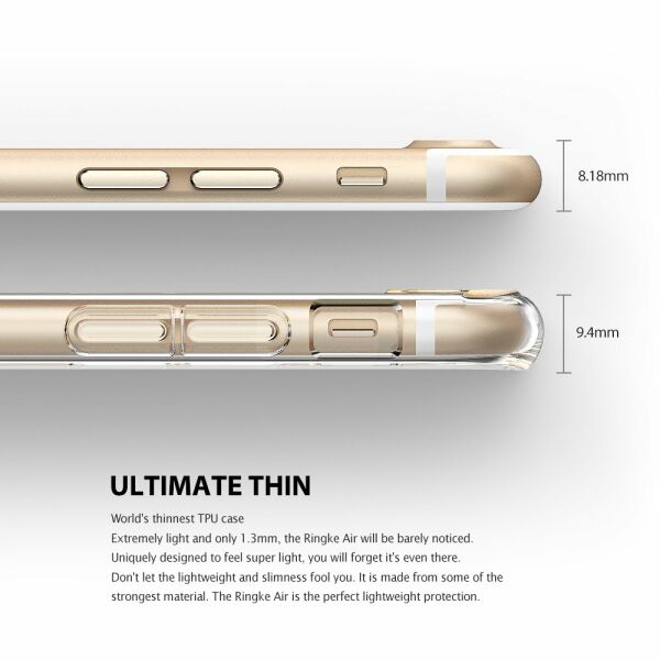 Ringke Air iPhone 7/8 ile Uyumlu KIlıf Rose Gold