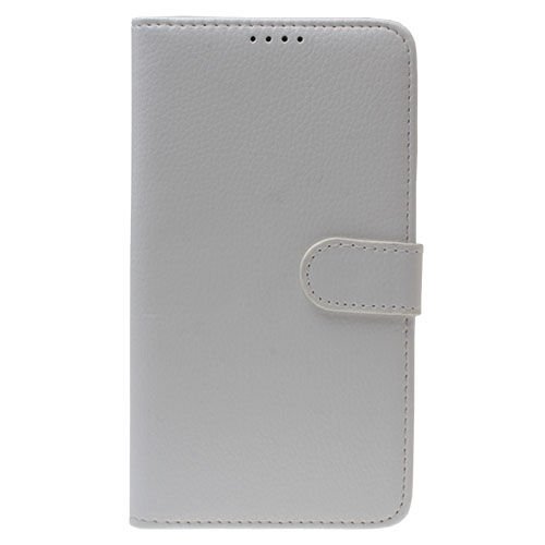 Galaxy Note 3 Neo N7500 ile Uyumlu Yan Model Kapaklı Kılıf Beyaz