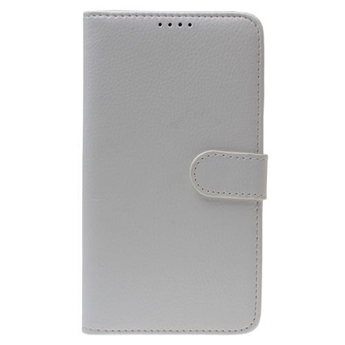 Galaxy Note 3 Neo N7500 ile Uyumlu Yan Model Kapaklı Kılıf Beyaz