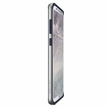 Spigen Galaxy S8 ile Uyumlu Kılıf Neo Hybrid Silver Arctic
