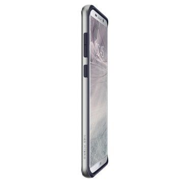 Spigen Galaxy S8 ile Uyumlu Kılıf Neo Hybrid Silver Arctic