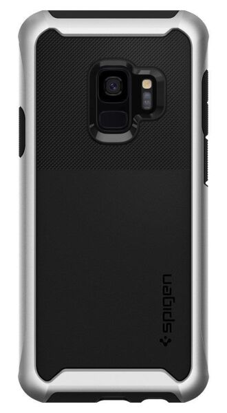 Spigen Galaxy S9 ile Uyumlu Kılıf Neo Hybrid Urban Silver Arctic