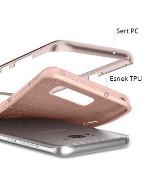 Spigen Galaxy S8 ile Uyumlu Kılıf Neo Hybrid Pale Dogwood