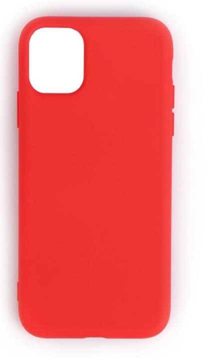 iPhone 11 Pro ile Uyumlu Cappy Silikon Kılıf Kırmızı
