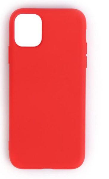 iPhone 11 Pro ile Uyumlu Cappy Silikon Kılıf Kırmızı
