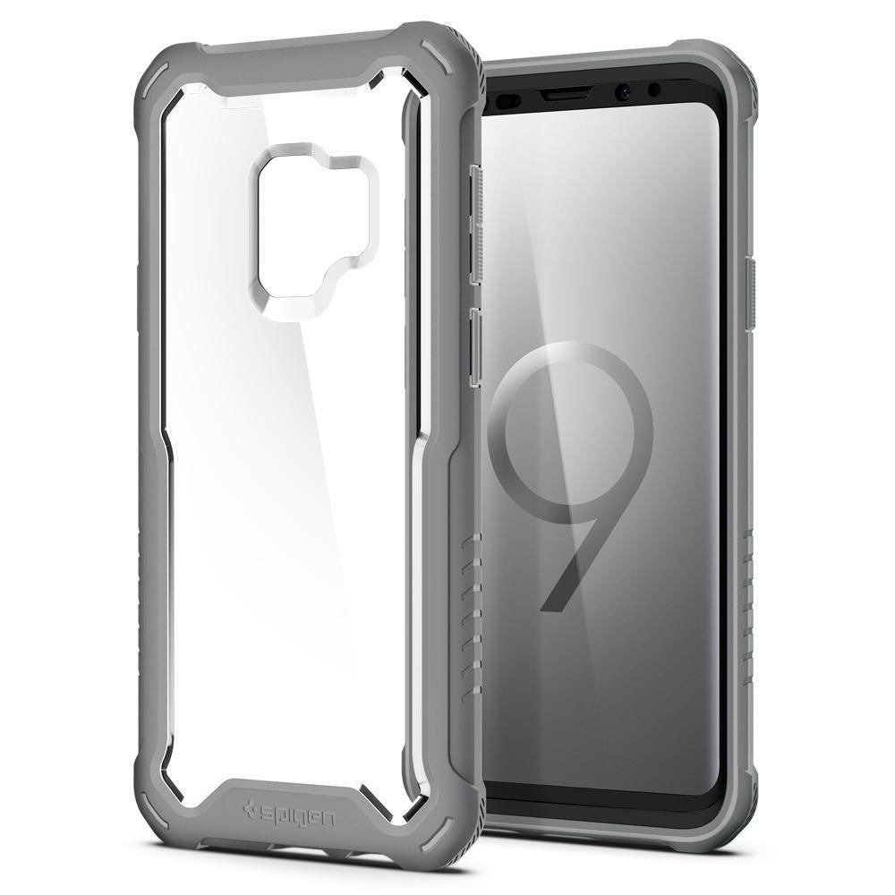 Spigen Galaxy S9 ile Uyumlu Kılıf Hybrid 360 Titanium Gray