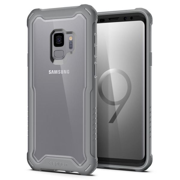 Spigen Galaxy S9 ile Uyumlu Kılıf Hybrid 360 Titanium Gray