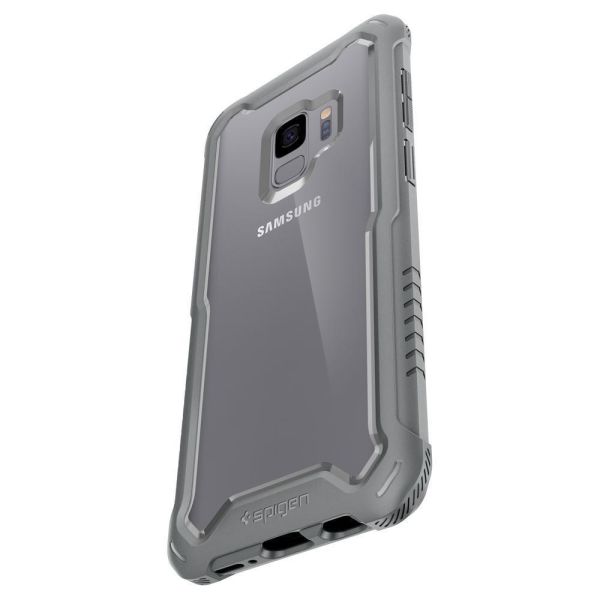 Spigen Galaxy S9 ile Uyumlu Kılıf Hybrid 360 Titanium Gray