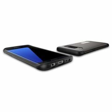 Spigen Galaxy S7 Edge ile Uyumlu Kılıf Slim Armor Gun Metal
