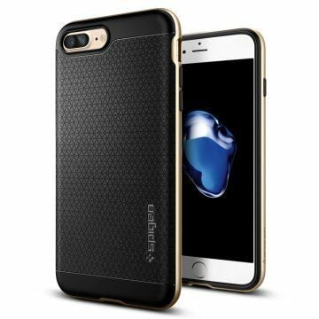 Spigen iPhone 7 Plus ile Uyumlu Kılıf Neo Hybrid Champagne Gold