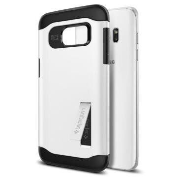 Spigen Galaxy S7 Edge ile Uyumlu Kılıf Slim Armor Shimmery White