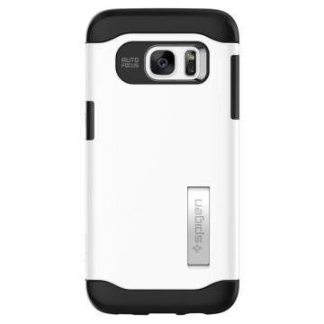 Spigen Galaxy S7 Edge ile Uyumlu Kılıf Slim Armor Shimmery White