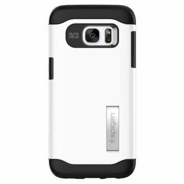 Spigen Galaxy S7 Edge ile Uyumlu Kılıf Slim Armor Shimmery White