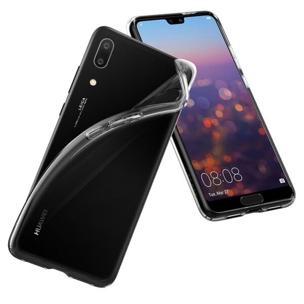 Spigen P20 ile Uyumlu Kılıf Liquid Crystal 4 Tarafı Koruma