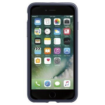 Spigen iPhone 7 Plus / 8 Plus ile Uyumlu Kılıf Rugged Armor Midnight Blue