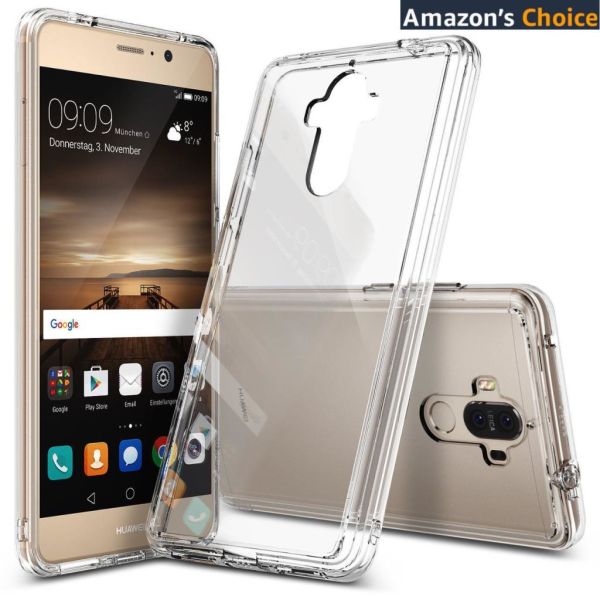 Ringke Fusion Mate 9 ile Uyumlu Kılıf Crystal Clear TPU Bumper Extra Darbe Emici