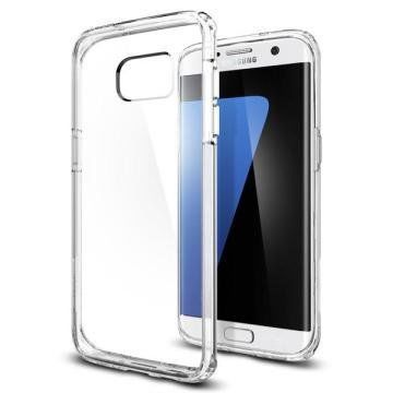 Spigen Galaxy S7 Edge ile Uyumlu Kılıf Ultra Hybrid Crystal Clear
