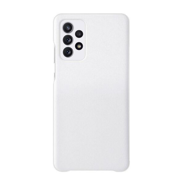 Galaxy A72 ile Uyumlu S View Cüzdan Kılıf Beyaz EF-EA725PWEGWW (Out)