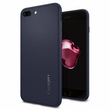 Spigen iPhone 7 Plus / 8 Plus ile Uyumlu Kılıf Liquid Air Armor Midnight Blue