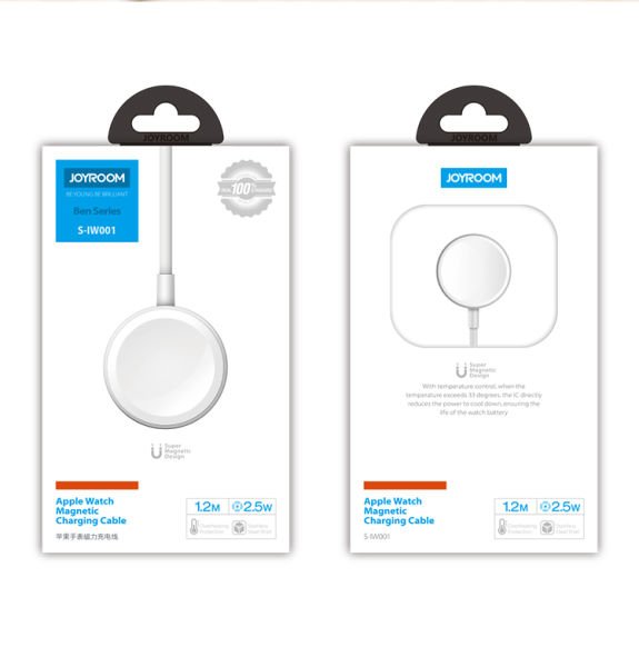 Joyroom Apple Watch ile Uyumlu Manyetik Şarj Kablosu(Beyaz) S-IW001S