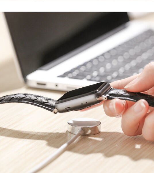 Joyroom Apple Watch ile Uyumlu Manyetik Şarj Kablosu(Beyaz) S-IW001S