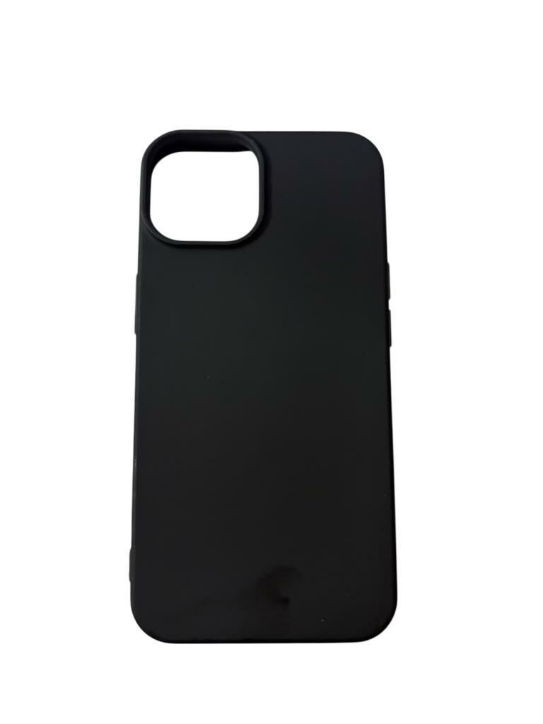iPhone 14 ile Uyumlu Cappy Silikon Kılıf Siyah