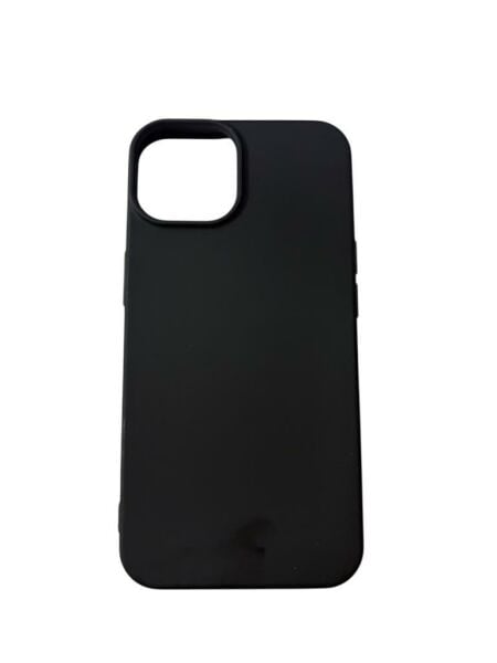 iPhone 14 ile Uyumlu Cappy Silikon Kılıf Siyah