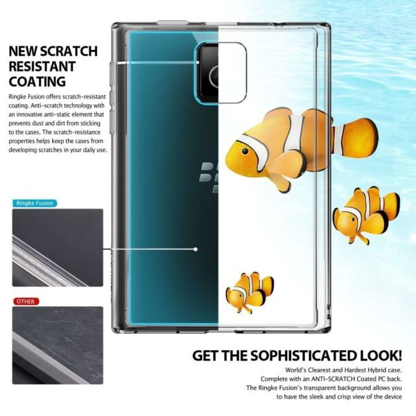 Ringke Fusion Passport ile Uyumlu Kılıf Crystal Clear TPU Bumper Extra Darbe Emici
