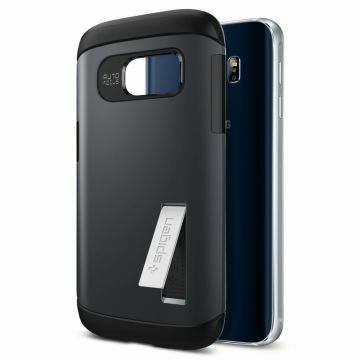 Spigen Galaxy S7 ile Uyumlu Kılıf Slim Armor Metal Slate